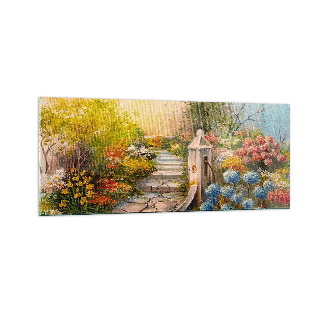 Glass picture - In Full Bloom - 100x40 cm
