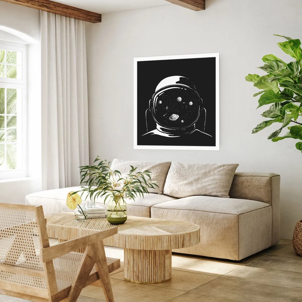 Poster - Quite a View - 50x50 cm