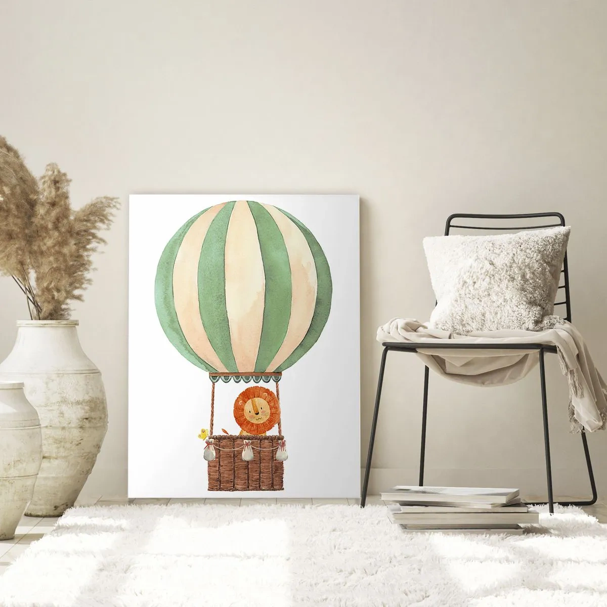 Glass picture - Leon's Adventures - 50x70 cm