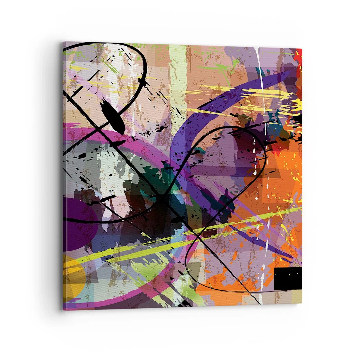 Canvas picture - Straight Ahead or Around - 70x70 cm