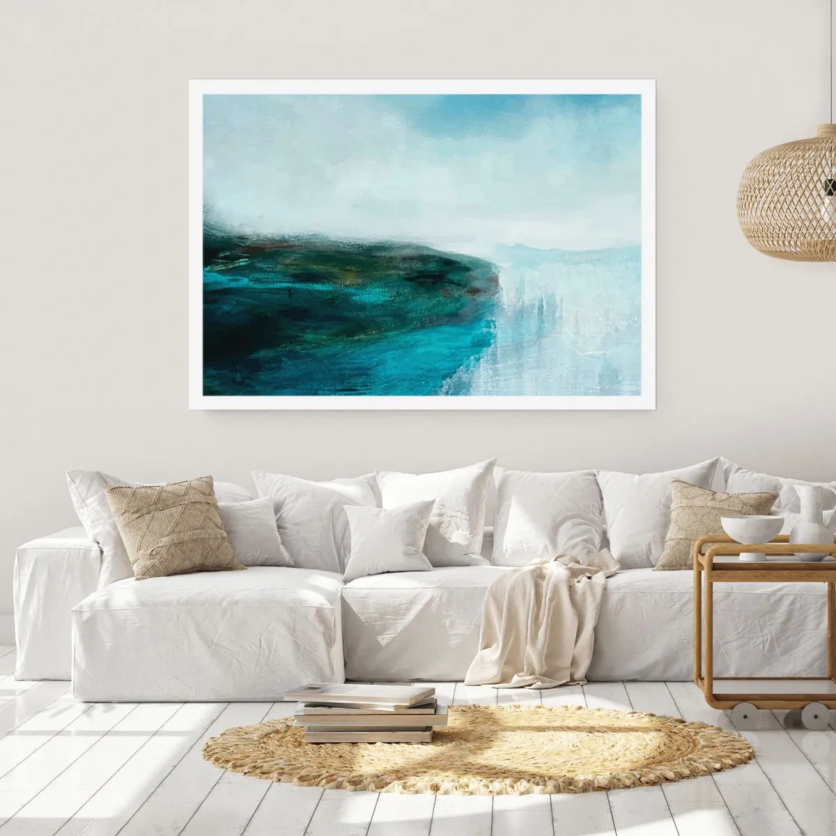 Poster - Marine Abstract - 50x40 cm