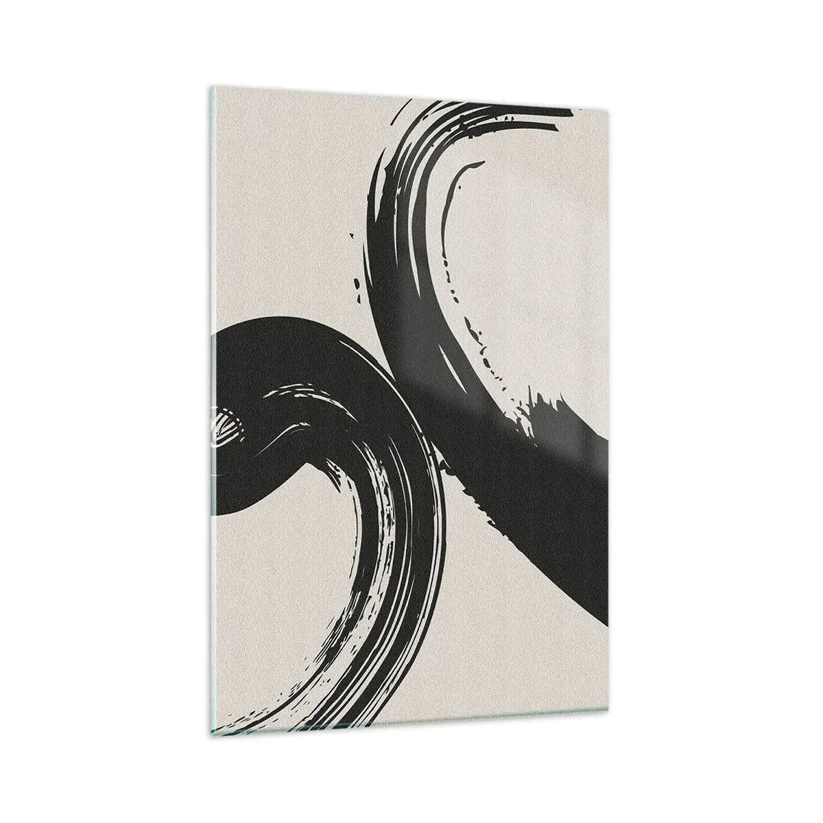 Glass picture - With Big Circural Strokes - 80x120 cm