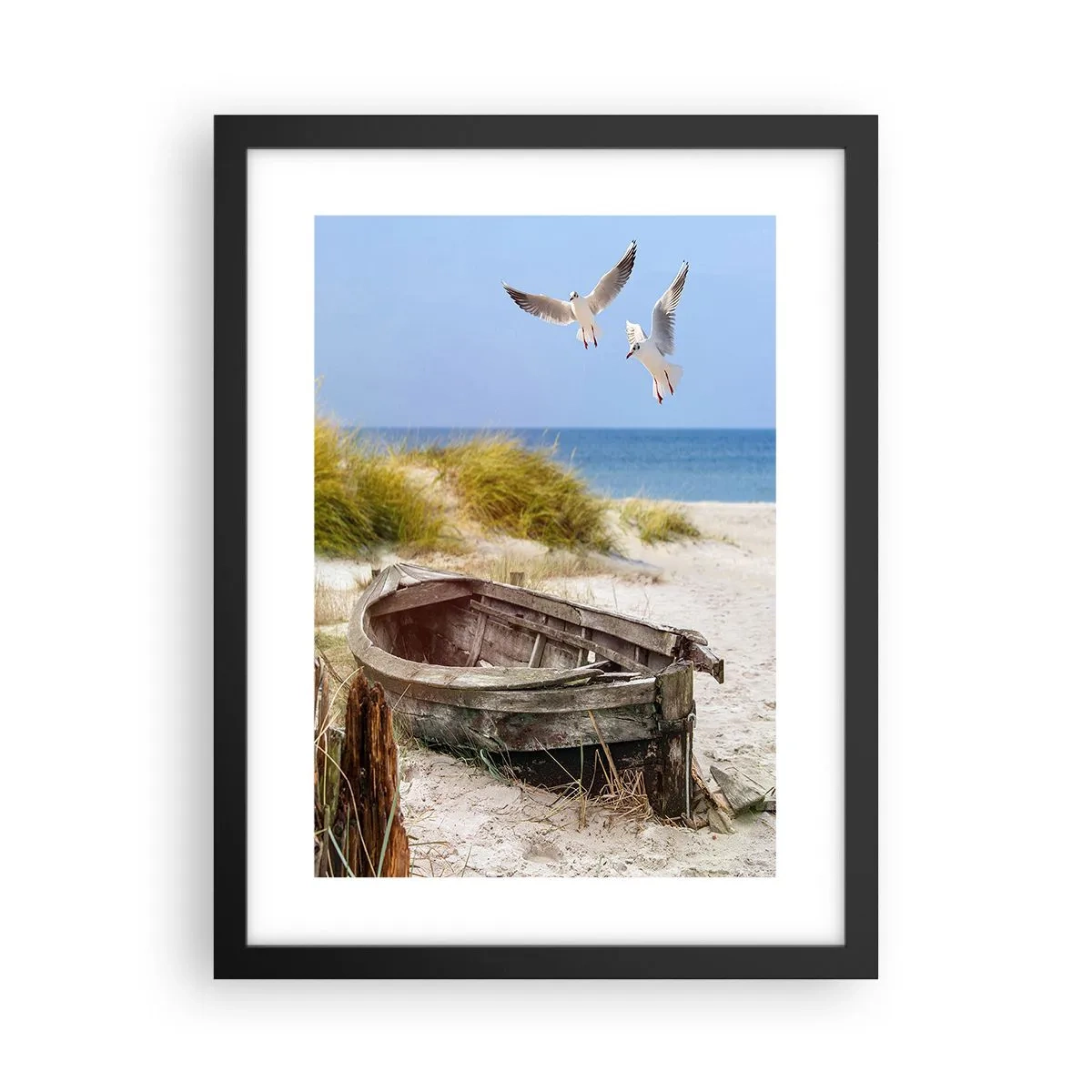 Poster in black frame - Bathed in the Sun - 30x40 cm