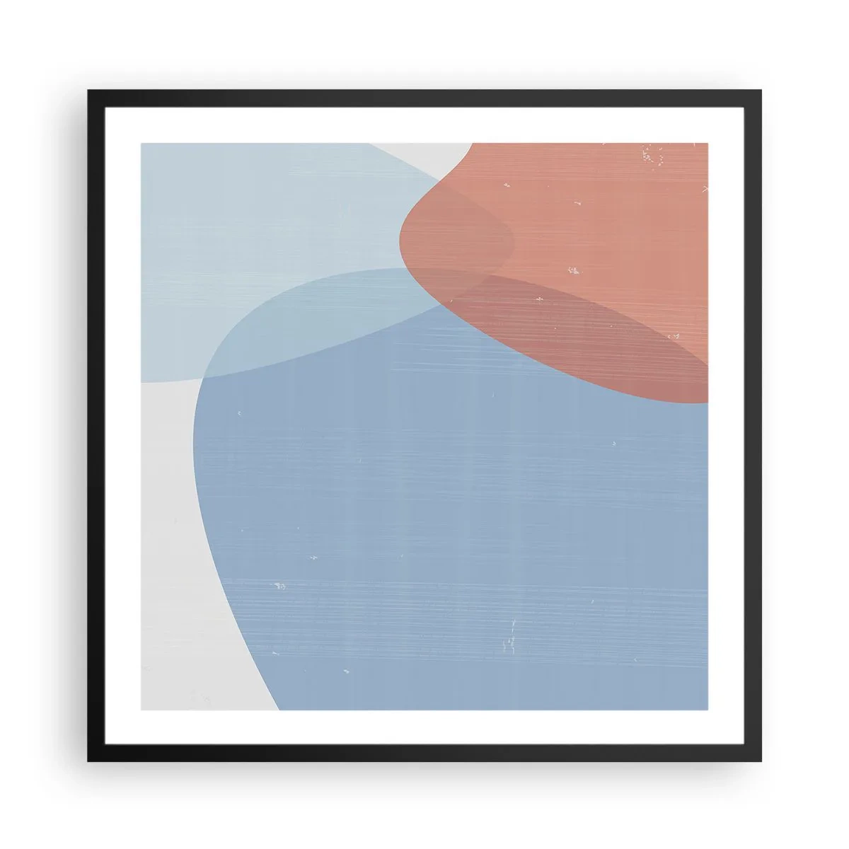 Poster in black frame - Pastel Relations - 60x60 cm