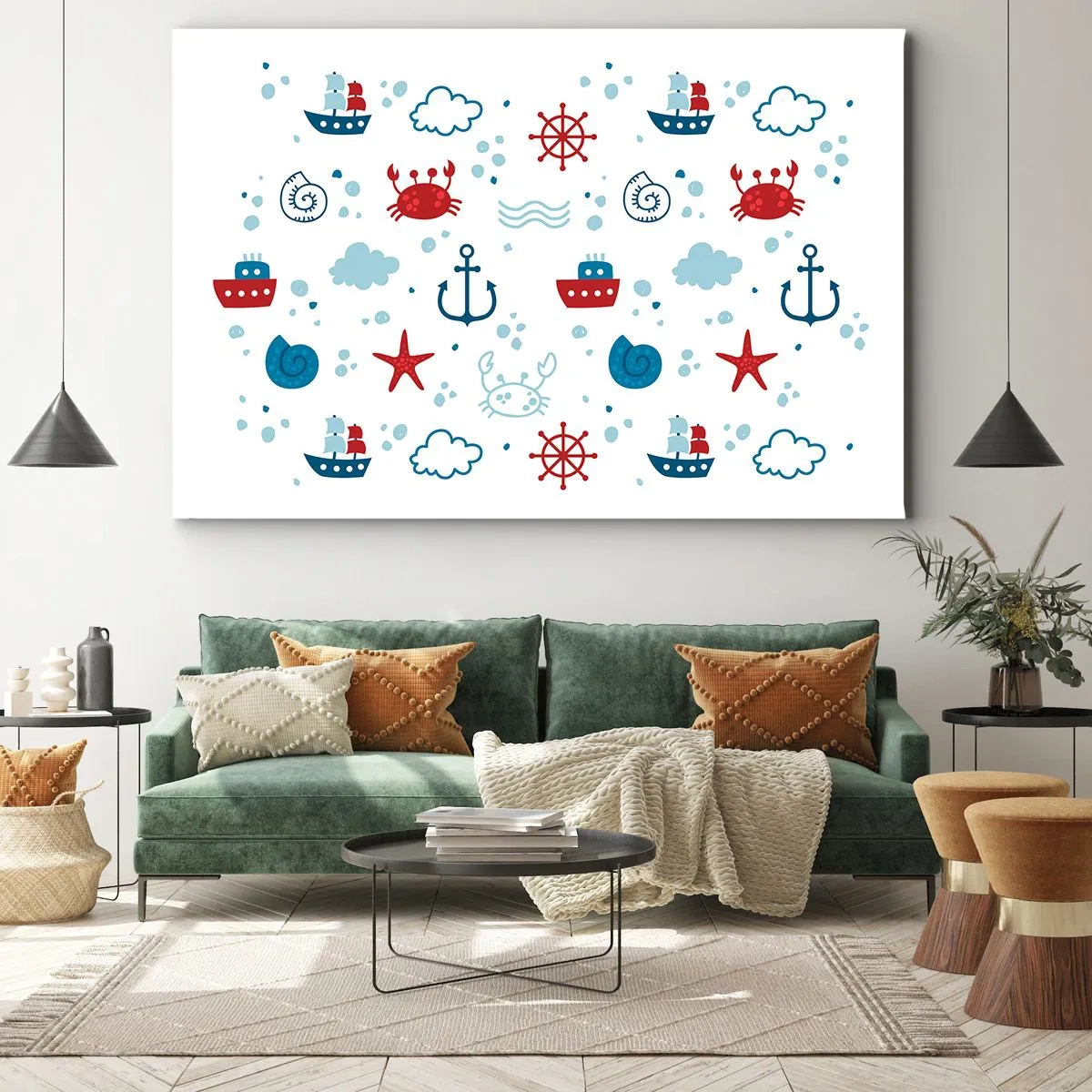 Canvas picture - Sea Tale - 100x70 cm