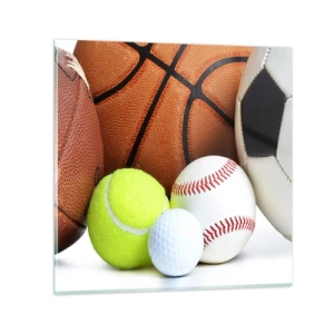 Glass picture - Football Unites Us - 70x70 cm