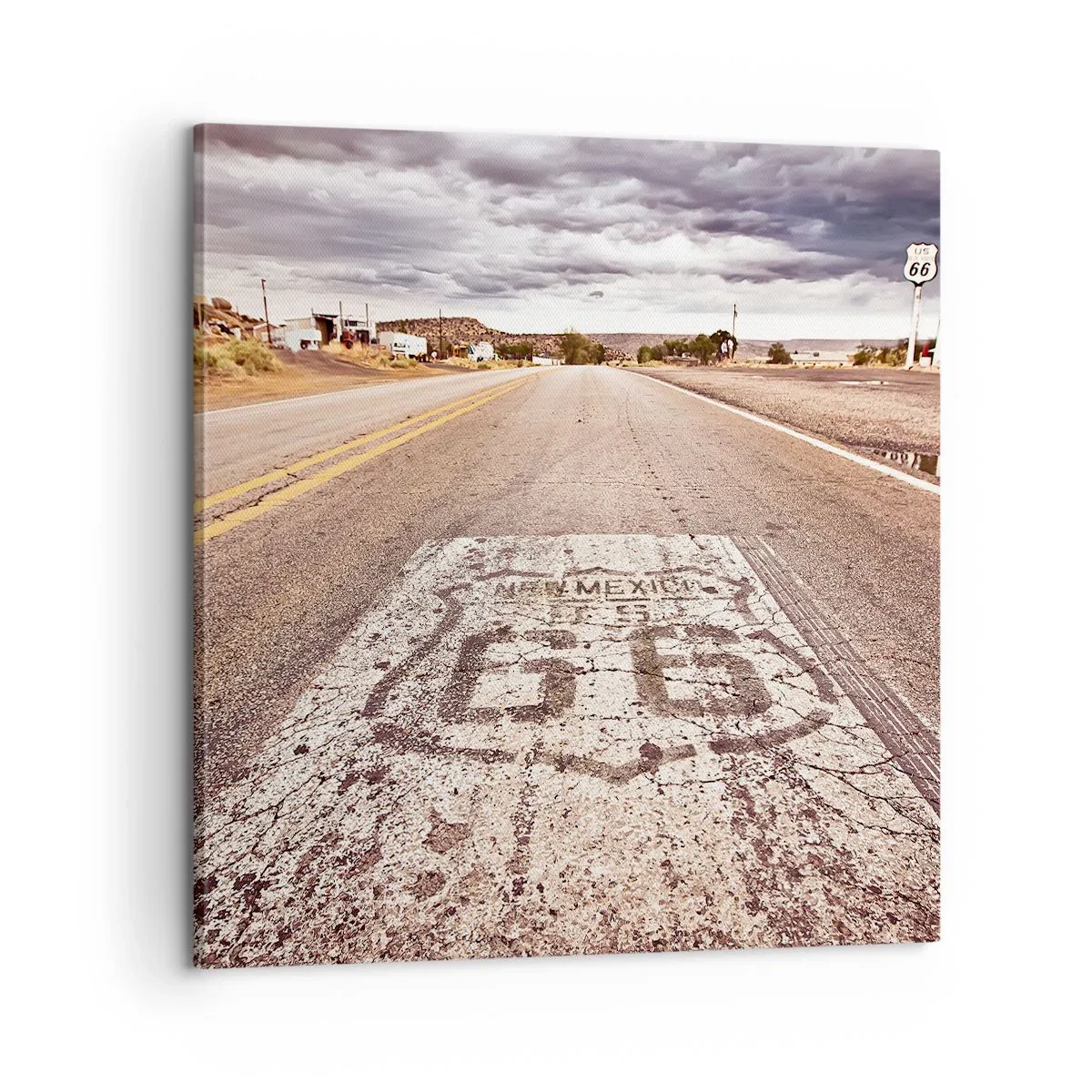 Canvas picture - Mother Road - American Legend - 60x60 cm
