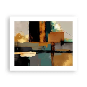 Poster - Abstract - Light and Shadow - 50x40 cm