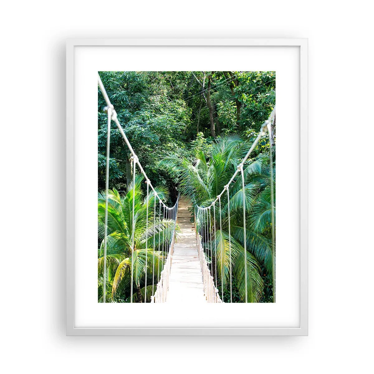 Poster in white frmae - Welcome to the Jungle! - 40x50 cm