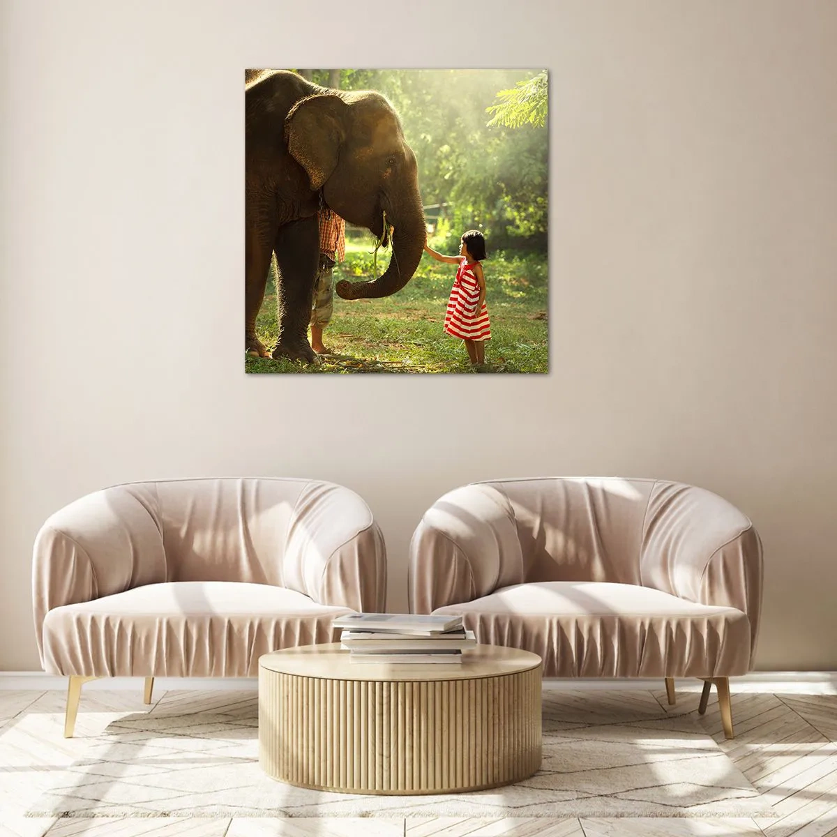 Glass picture - Power of Friendship - 30x30 cm