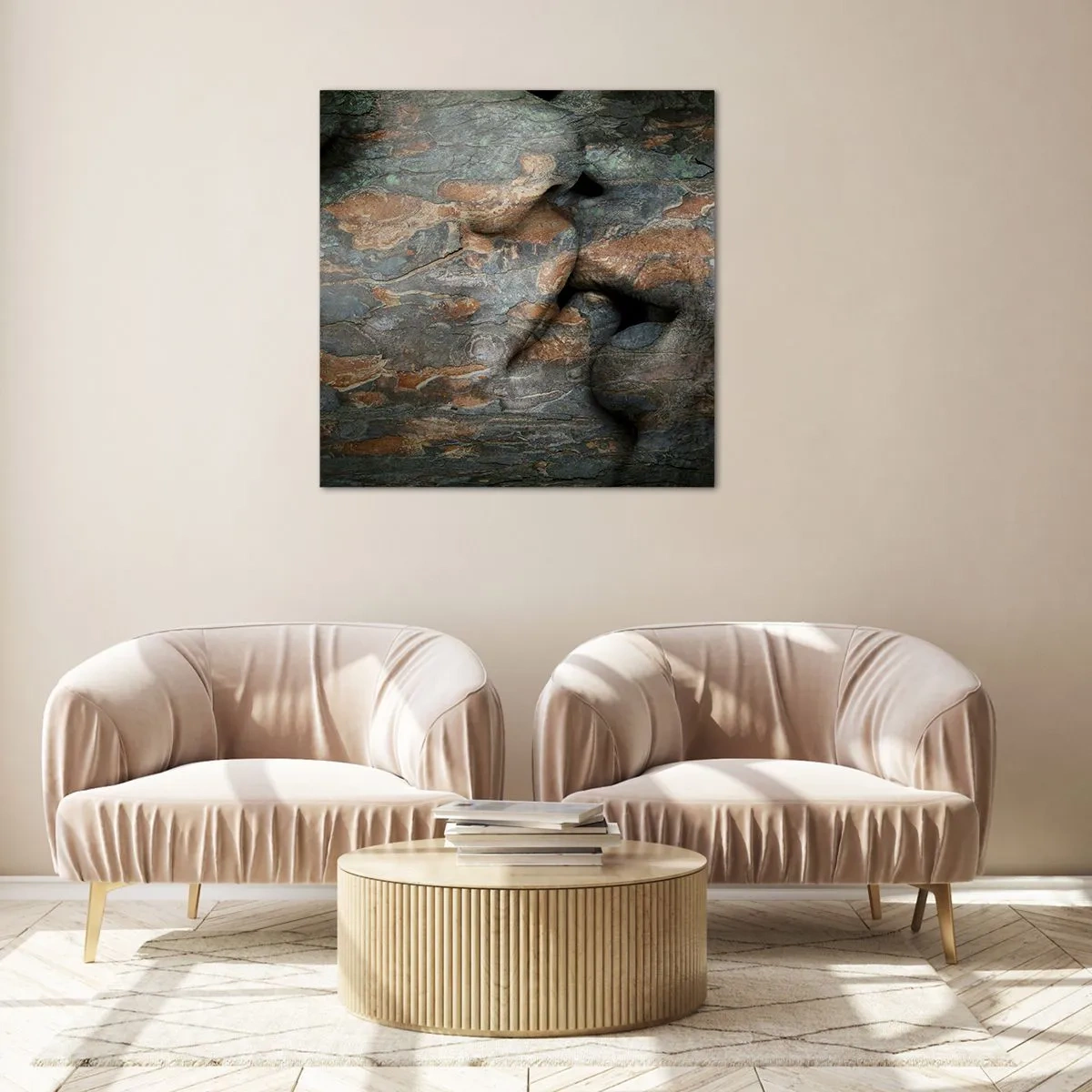 Glass picture - Forever Together - 70x70 cm