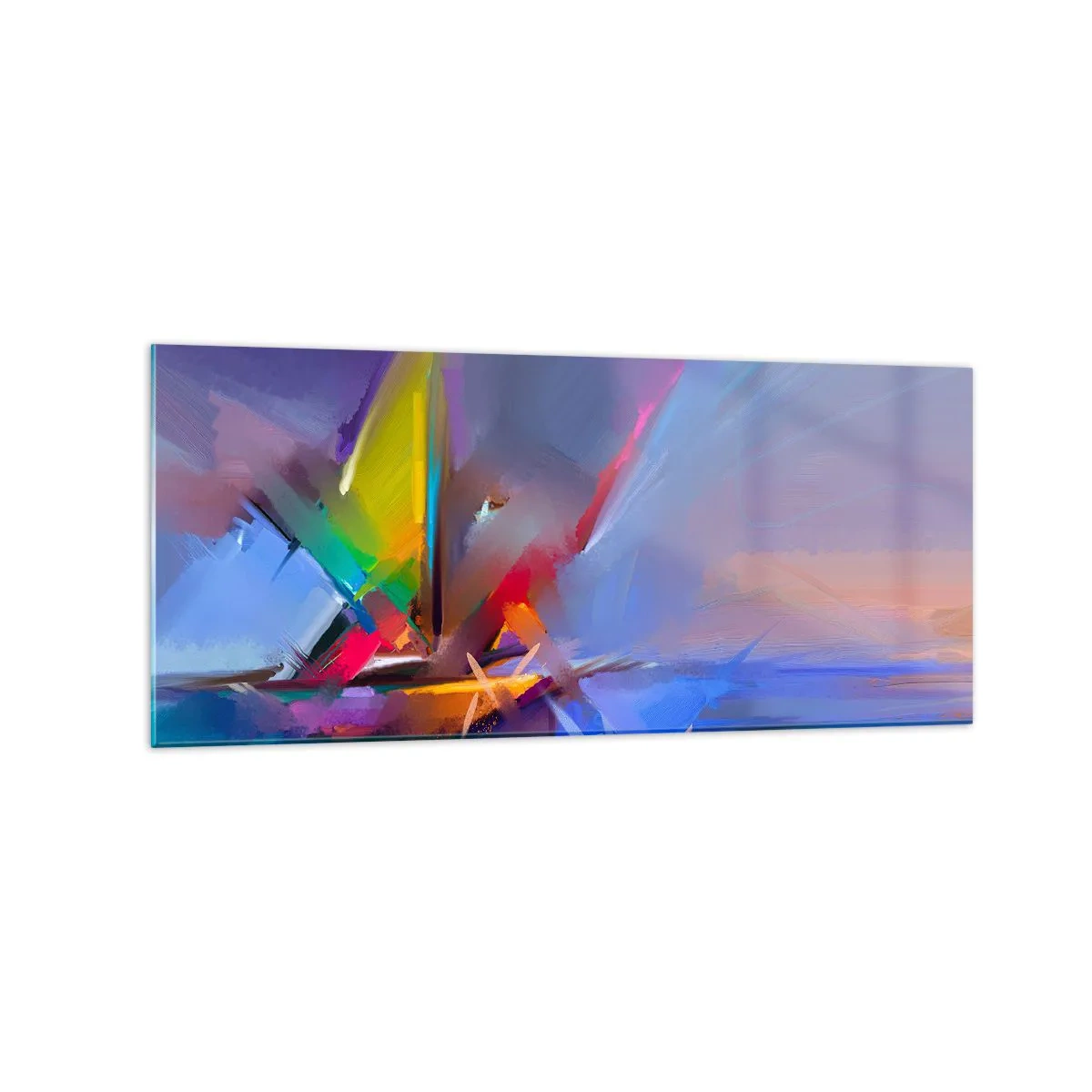 Glass picture - Flew like s Bird - 120x50 cm