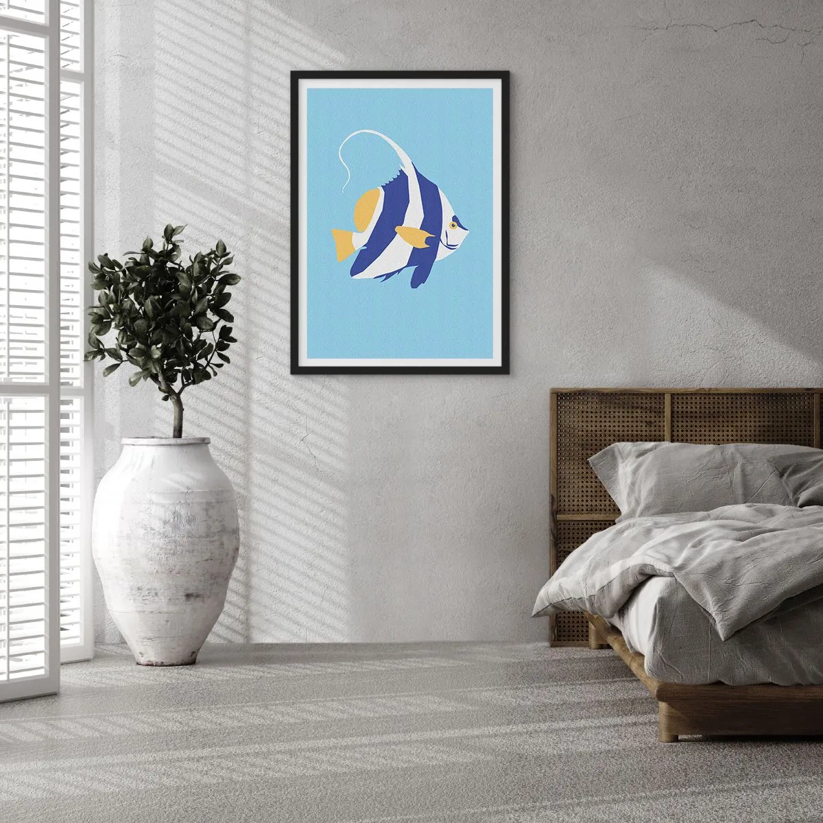 Poster in black frame - Miss of Tropical Waters - 40x50 cm