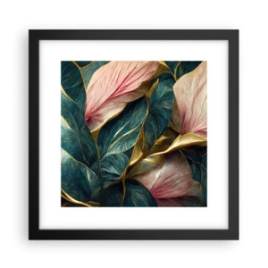 Poster in black frame - Natural Elegance and Style - 30x30 cm