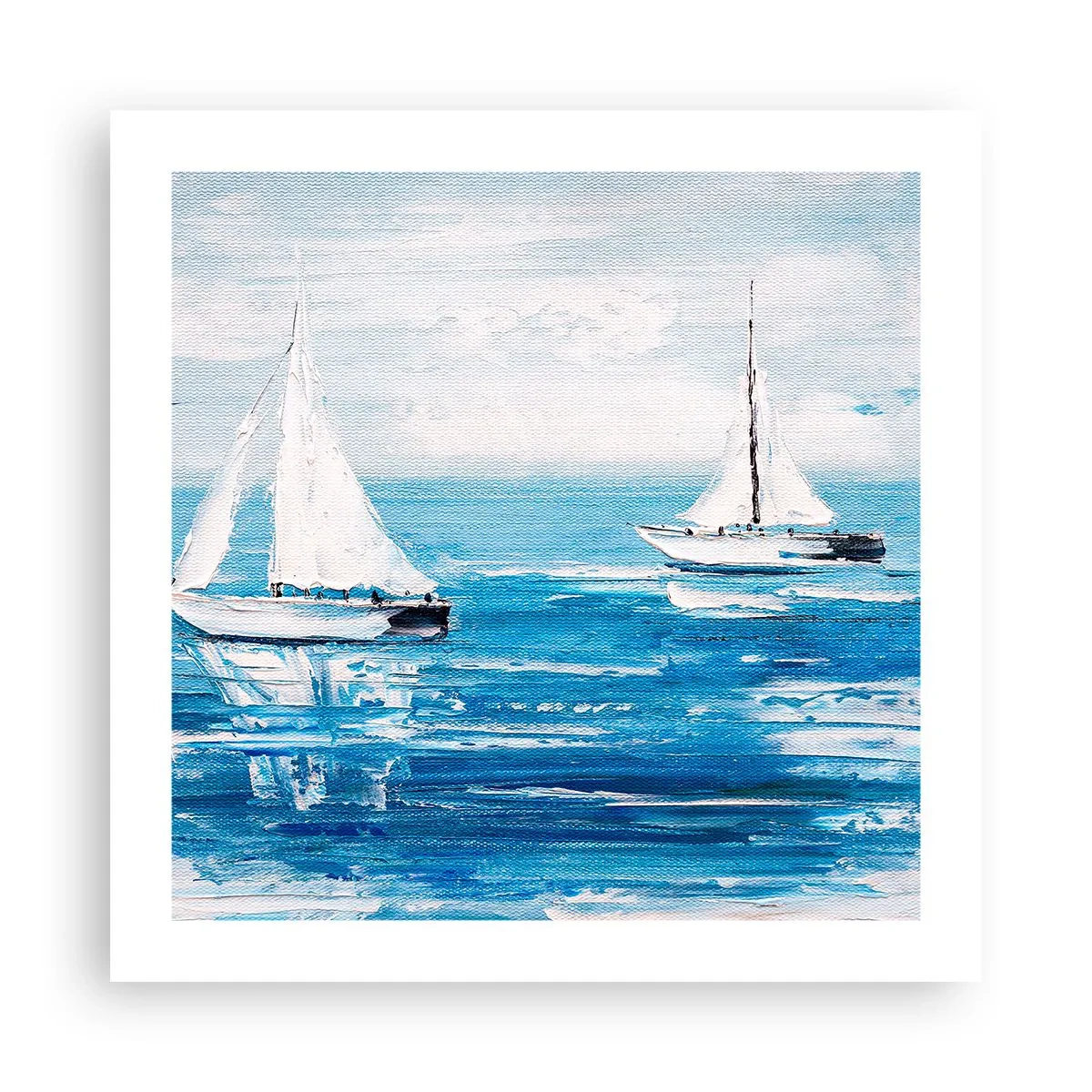 Poster - With a Friend by the Side - 50x50 cm