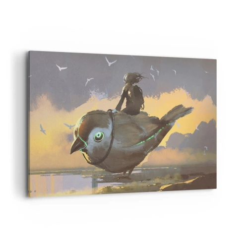 Canvas picture - Stop on a Fantastic Journey - 120x80 cm