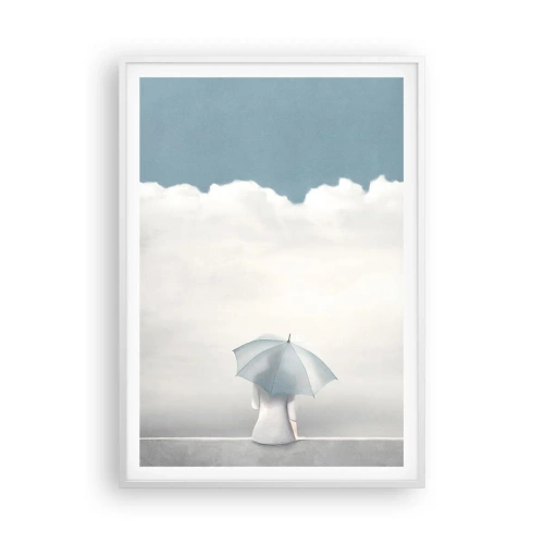 Poster in white frmae - On the Edge of Reality and Dream - 70x100 cm