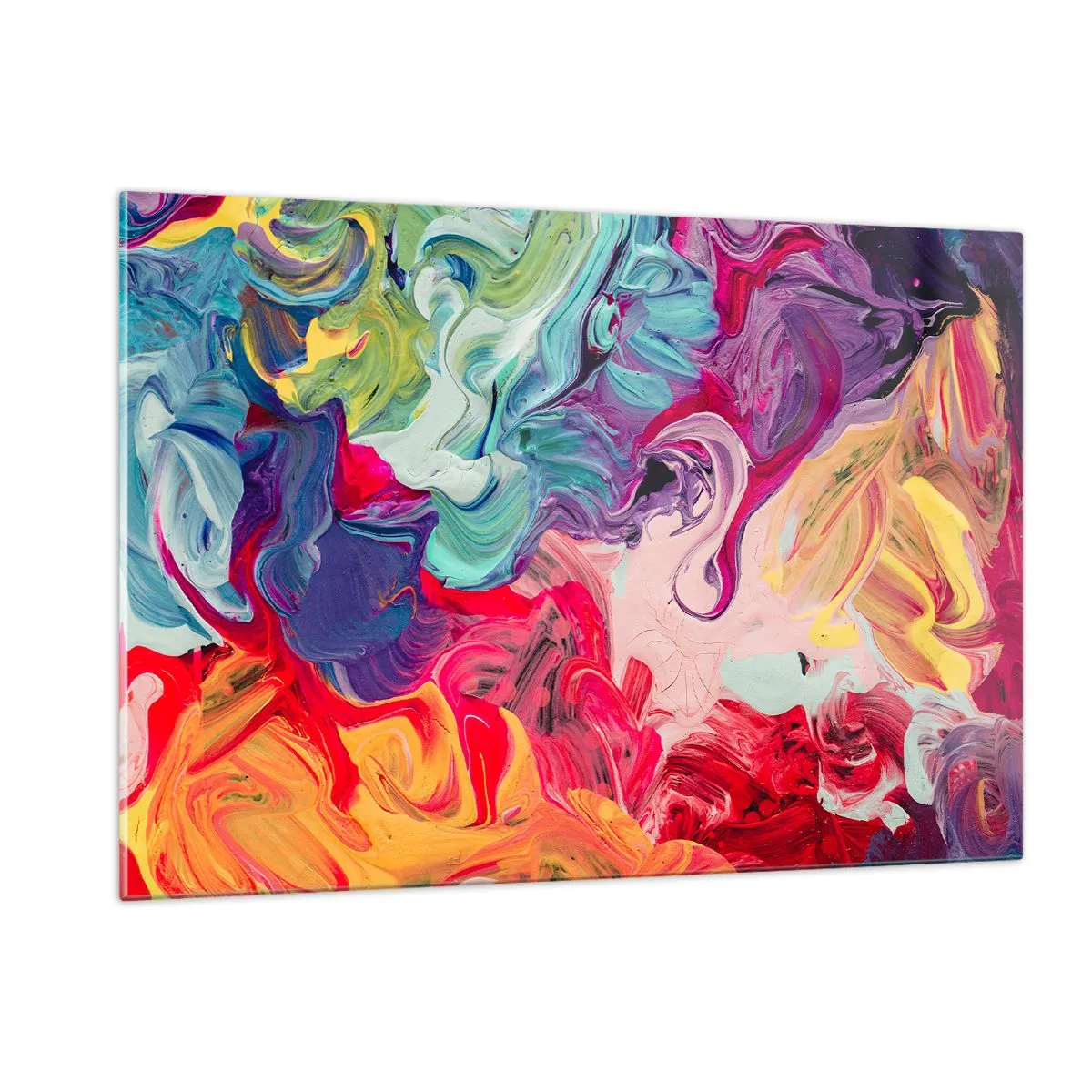 Glass picture - Birth of Colours - 120x80 cm