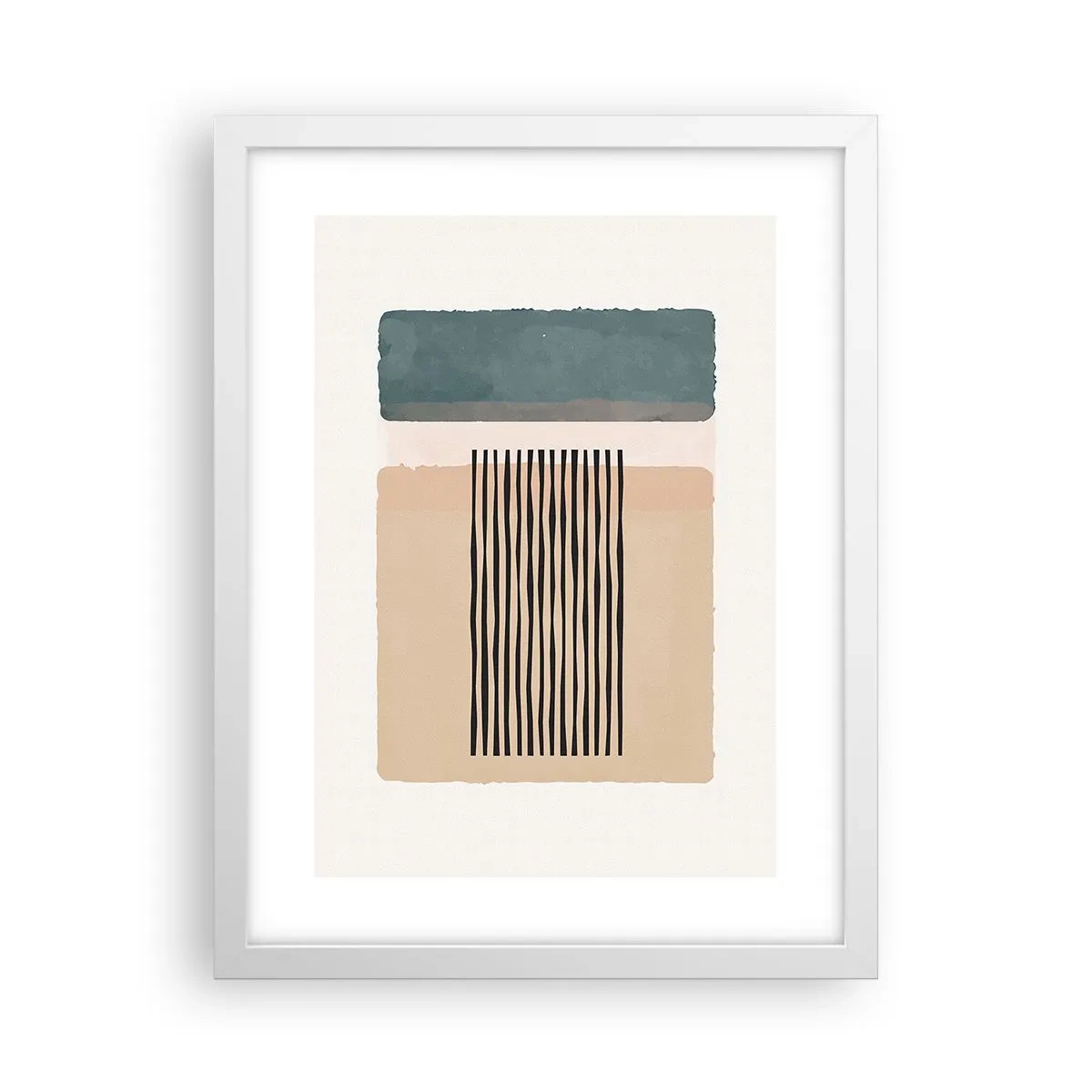Poster in white frmae - All in Order - 30x40 cm