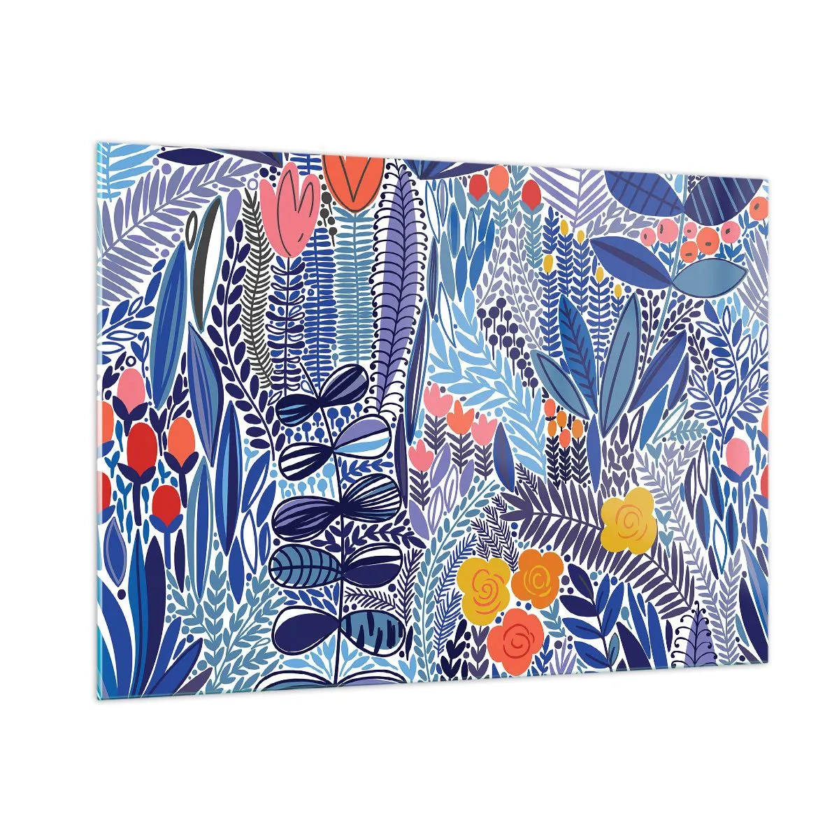 Glass picture - Hawaian Garden - 100x70 cm