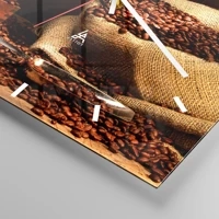 Clock face with lines