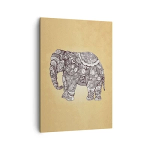 Canvas picture - Hidden Elephant - 50x70 cm