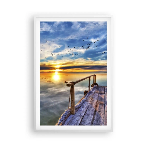 Poster in white frmae - Wind is Taking a Break - 61x91 cm