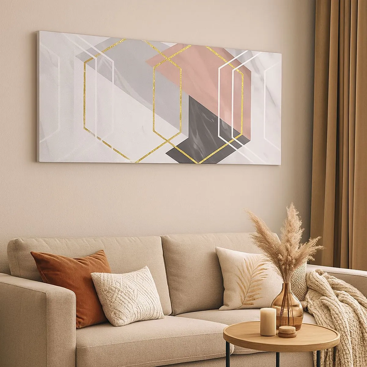 Canvas picture - Chain Composition - 100x40 cm