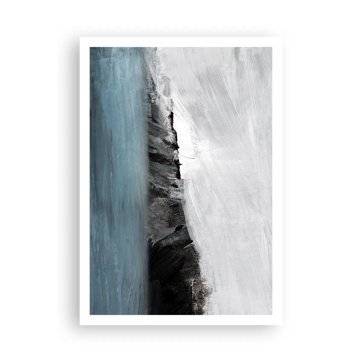 Poster - Water-Earth: Clash of Elements - 70x100 cm