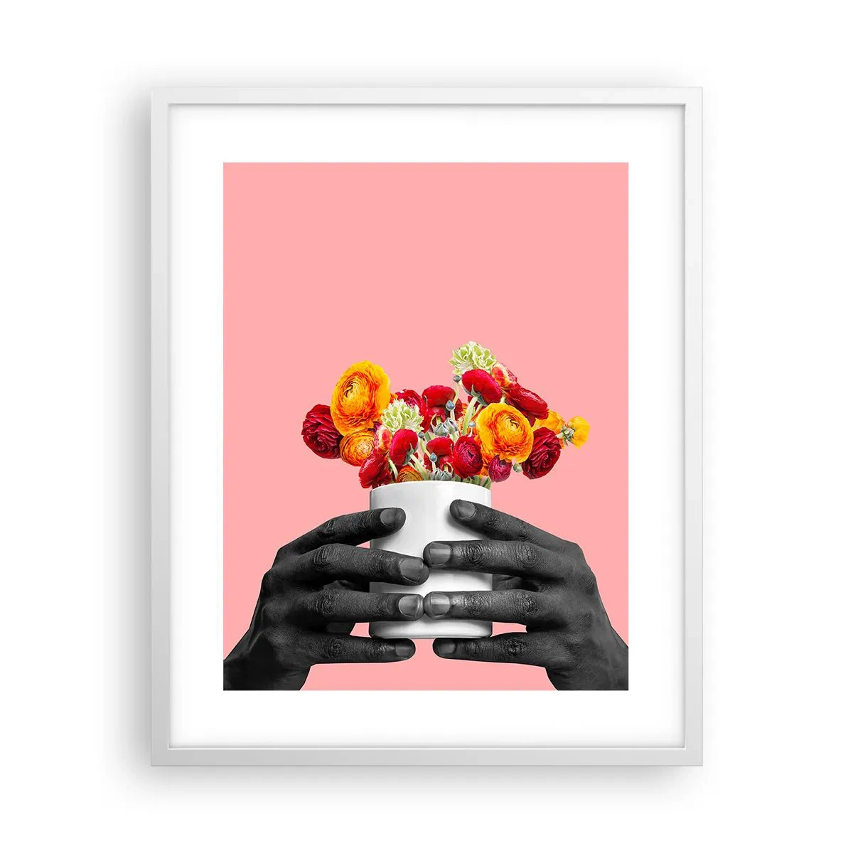 Poster in white frmae - Apotheosis of Life - 40x50 cm