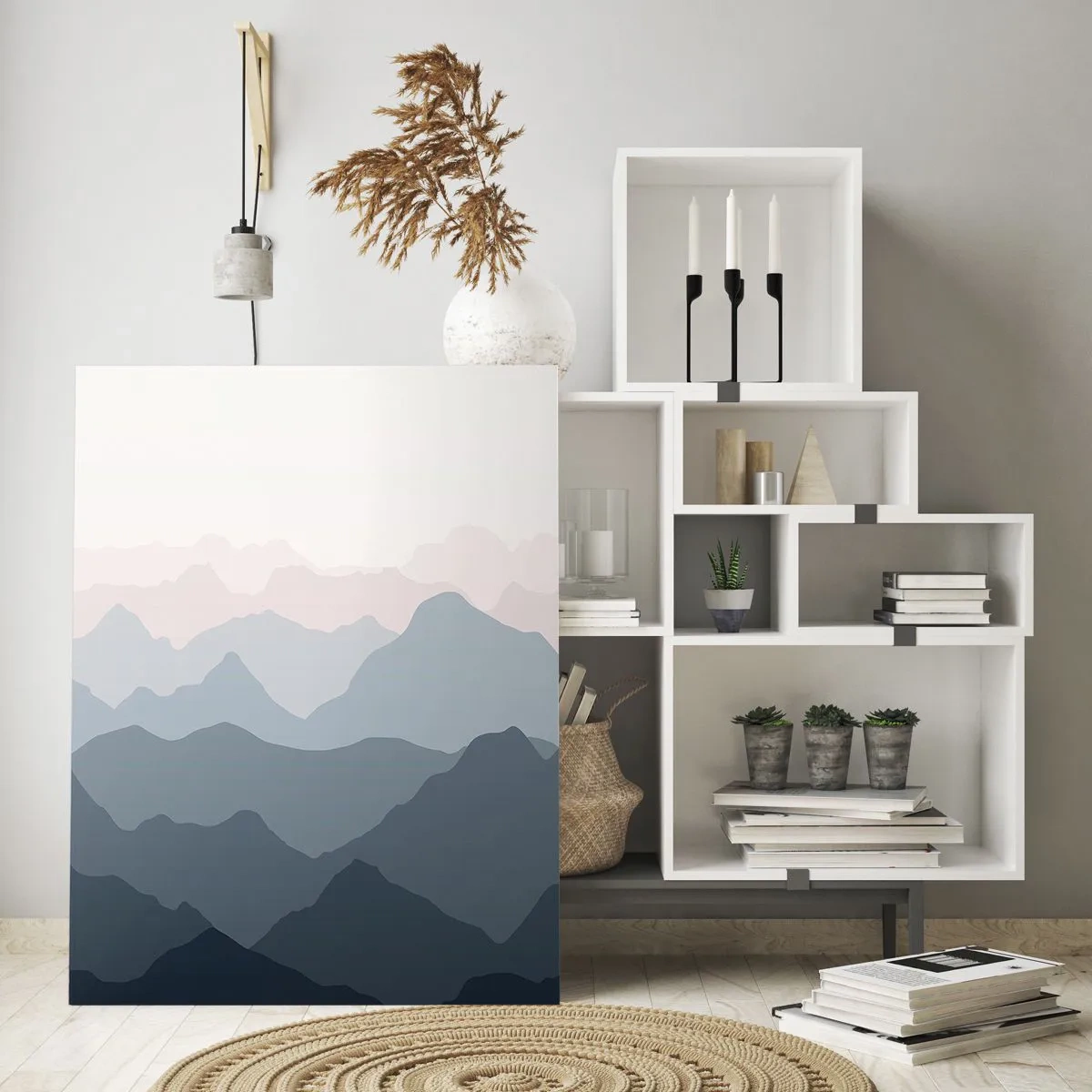 Glass picture - Mountain Waves - 70x100 cm