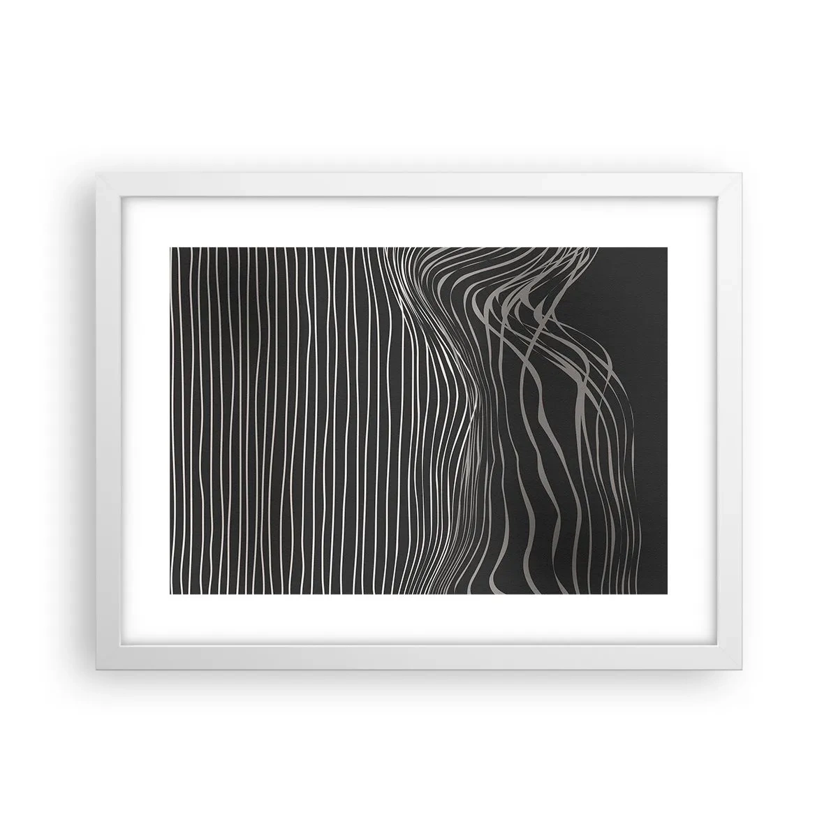 Poster in white frmae - Rhythm and Accent - 40x30 cm