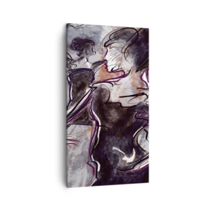 Canvas picture - Melt away in Music - 45x80 cm