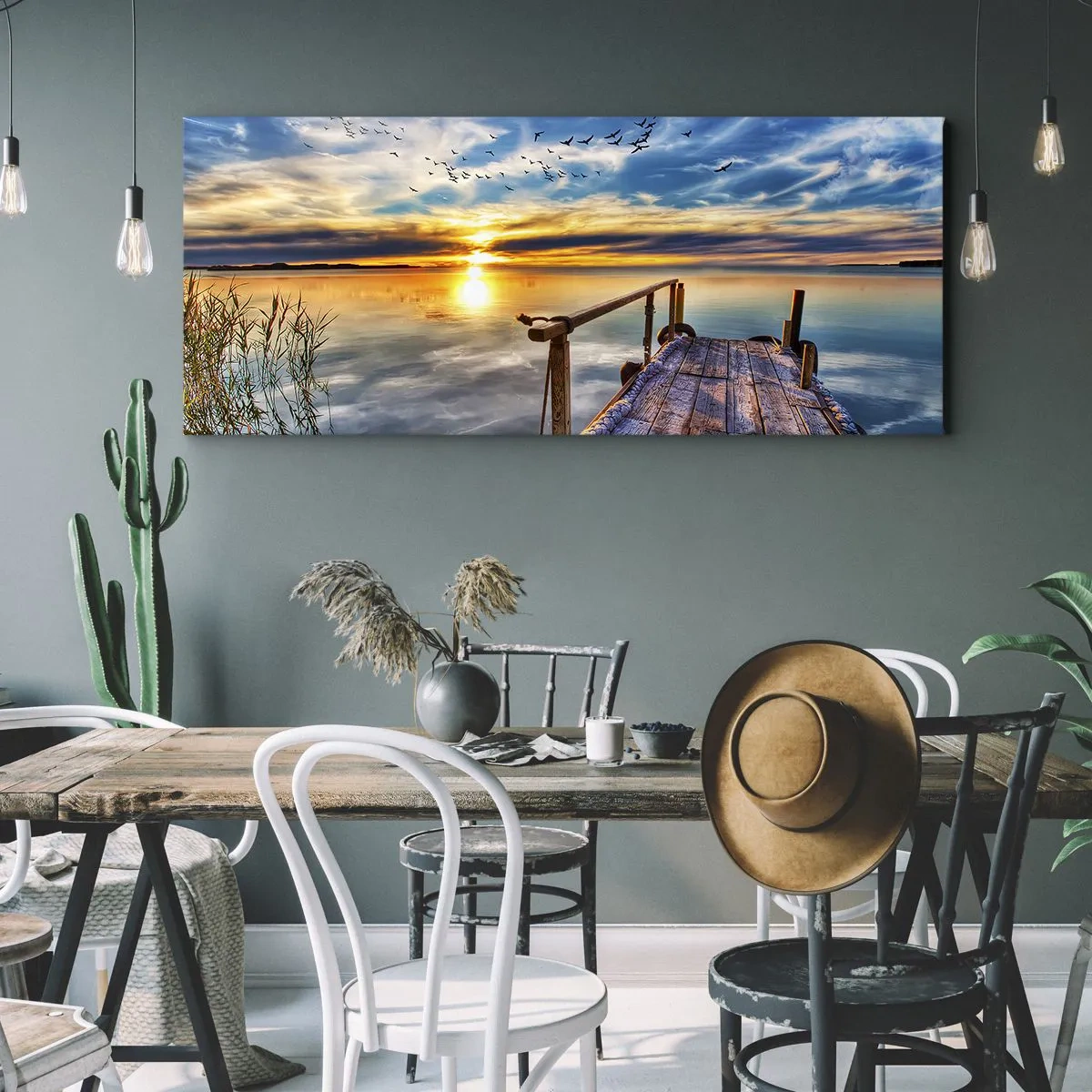 Canvas picture - Wind is Taking a Break - 100x40 cm