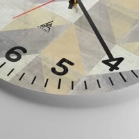 Clock face with numbers