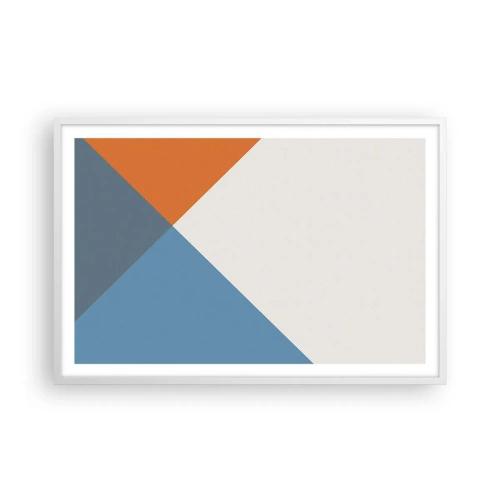 Poster in white frmae - At an Angle… - 91x61 cm