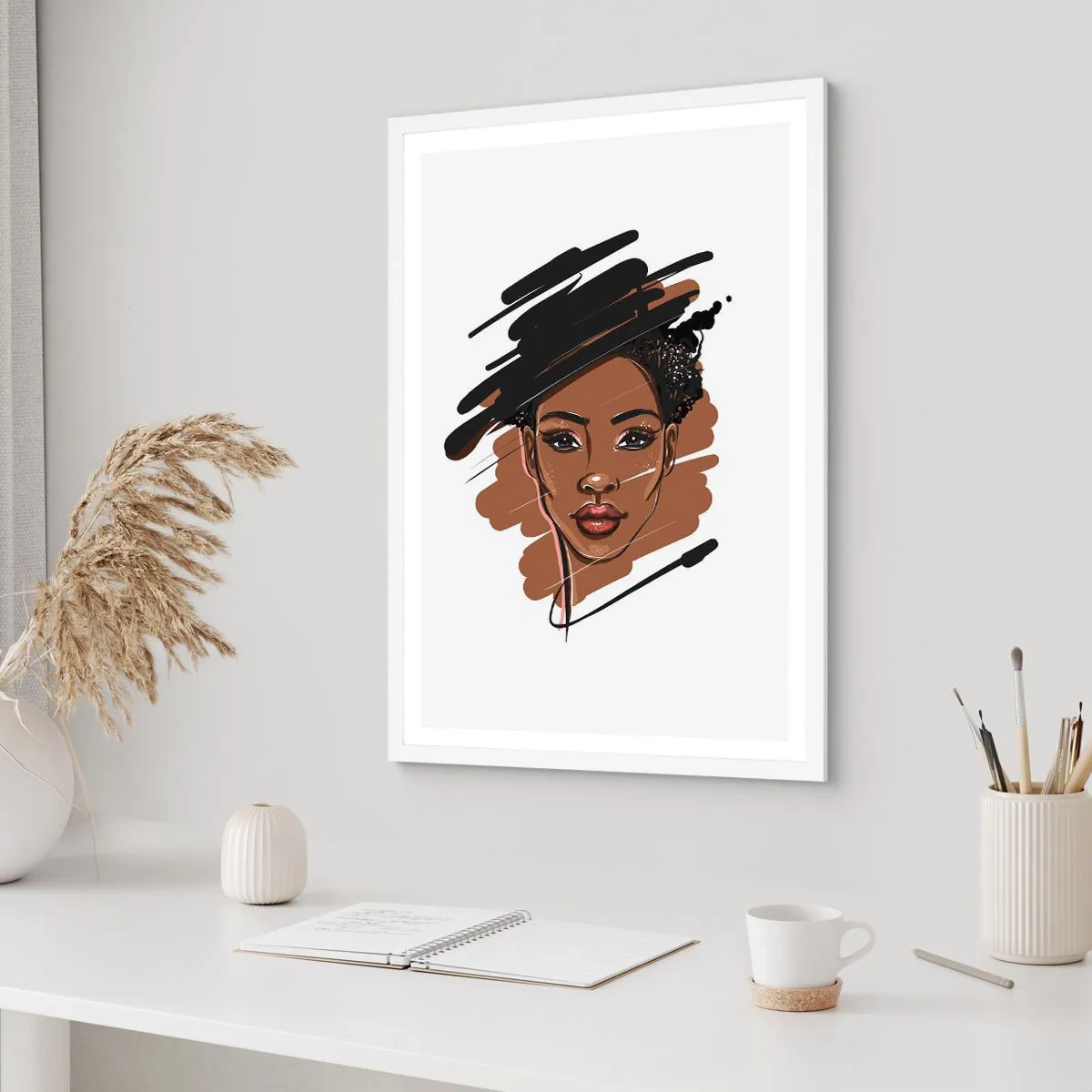 Poster in white frmae - Sweet Like Chocolate - 50x70 cm