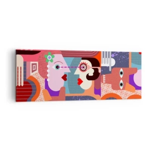 Canvas picture - Eye to Eye - 140x50 cm