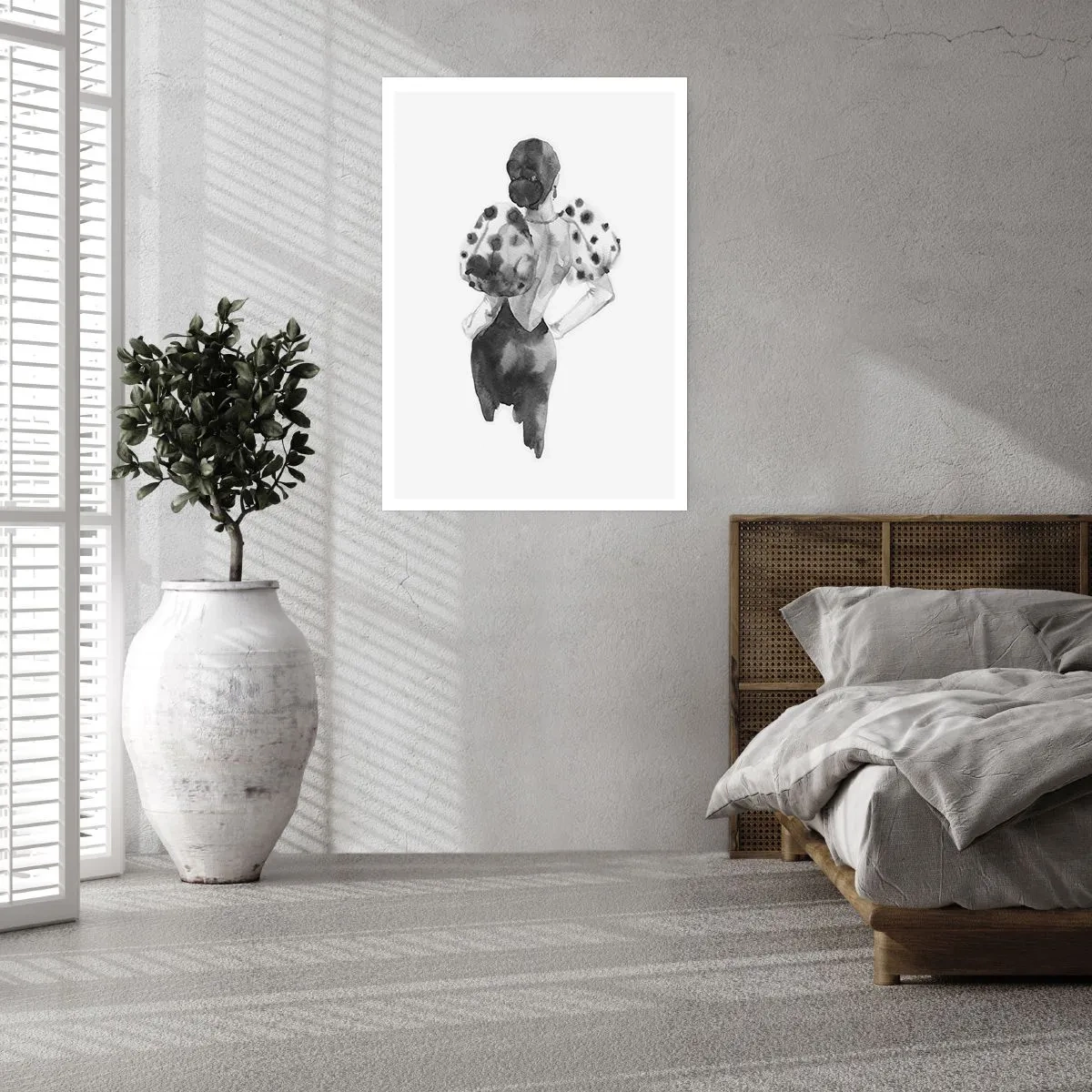 Poster - She Passed by - 50x70 cm