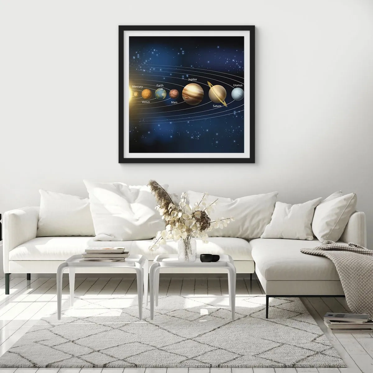 Poster in black frame - One in Ten - 50x50 cm