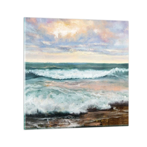 Glass picture - Here You Will Smooth Your Soul - 60x60 cm