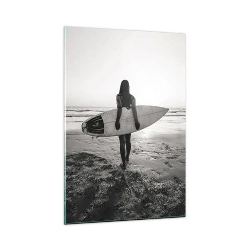Glass picture - Daughter of Sea Wave - 80x120 cm