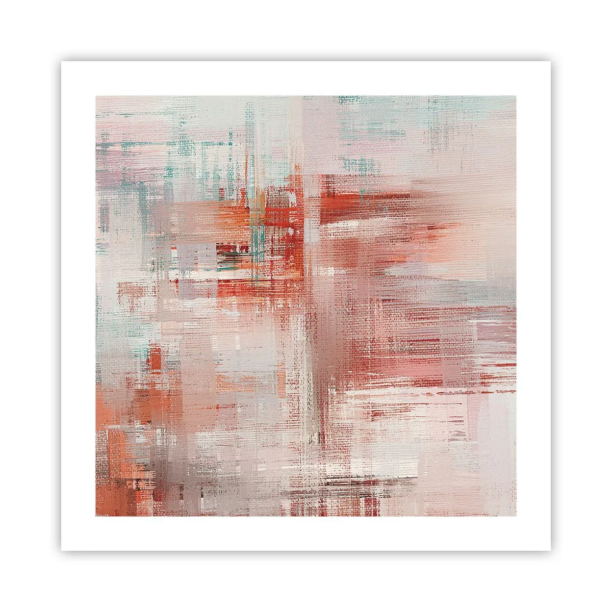 Poster - Foggy but Pink - 50x50 cm
