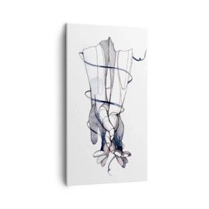 Canvas picture - Study of Touch - 45x80 cm