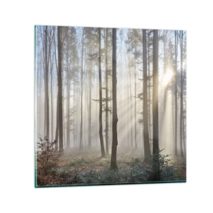 Glass picture - Fog Has Woken up Too - 50x50 cm