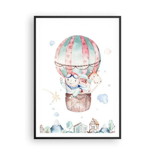 Poster in black frame - We Will Be Back Soon! - 70x100 cm