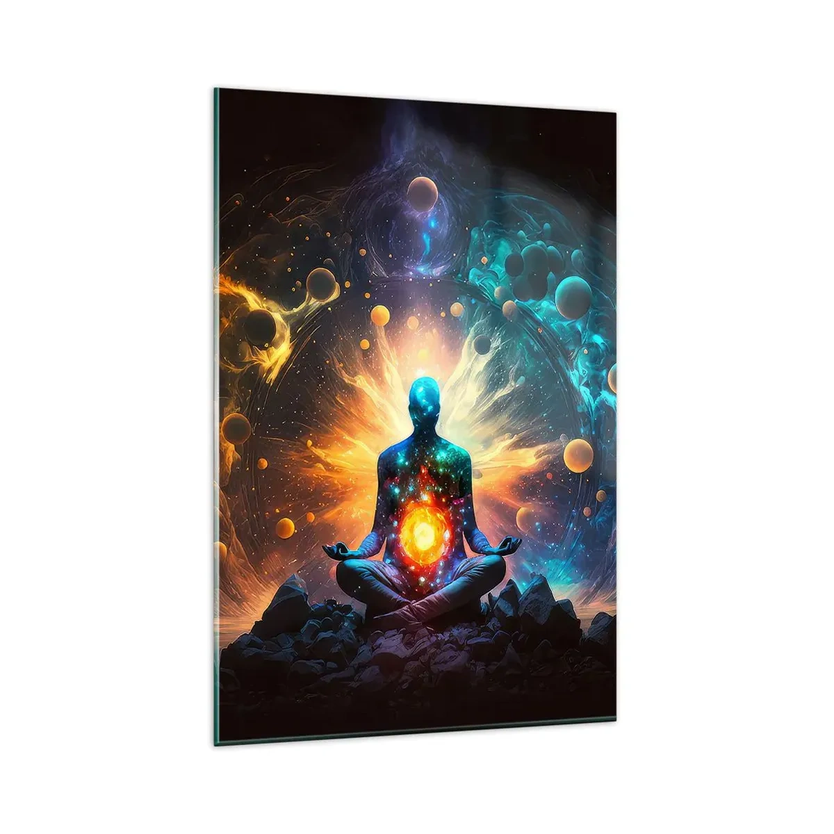 Glass picture - Cosmic Calm - 80x120 cm