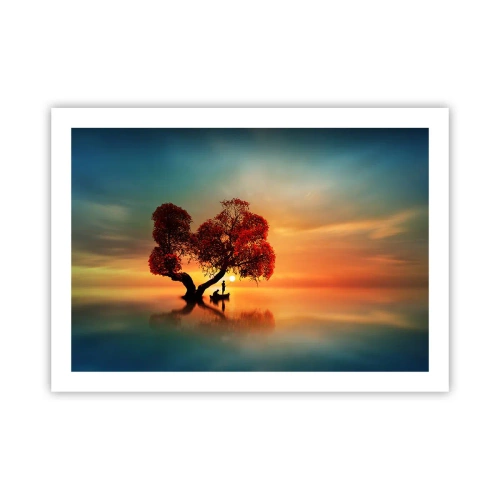 Poster - Far Away and Lost to the World - 70x50 cm