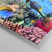 Clock face with lines