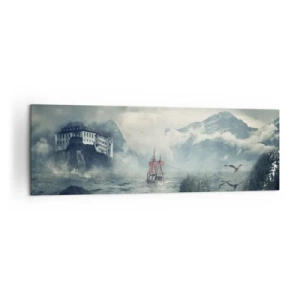 Canvas picture - On Magical Waters - 160x50 cm